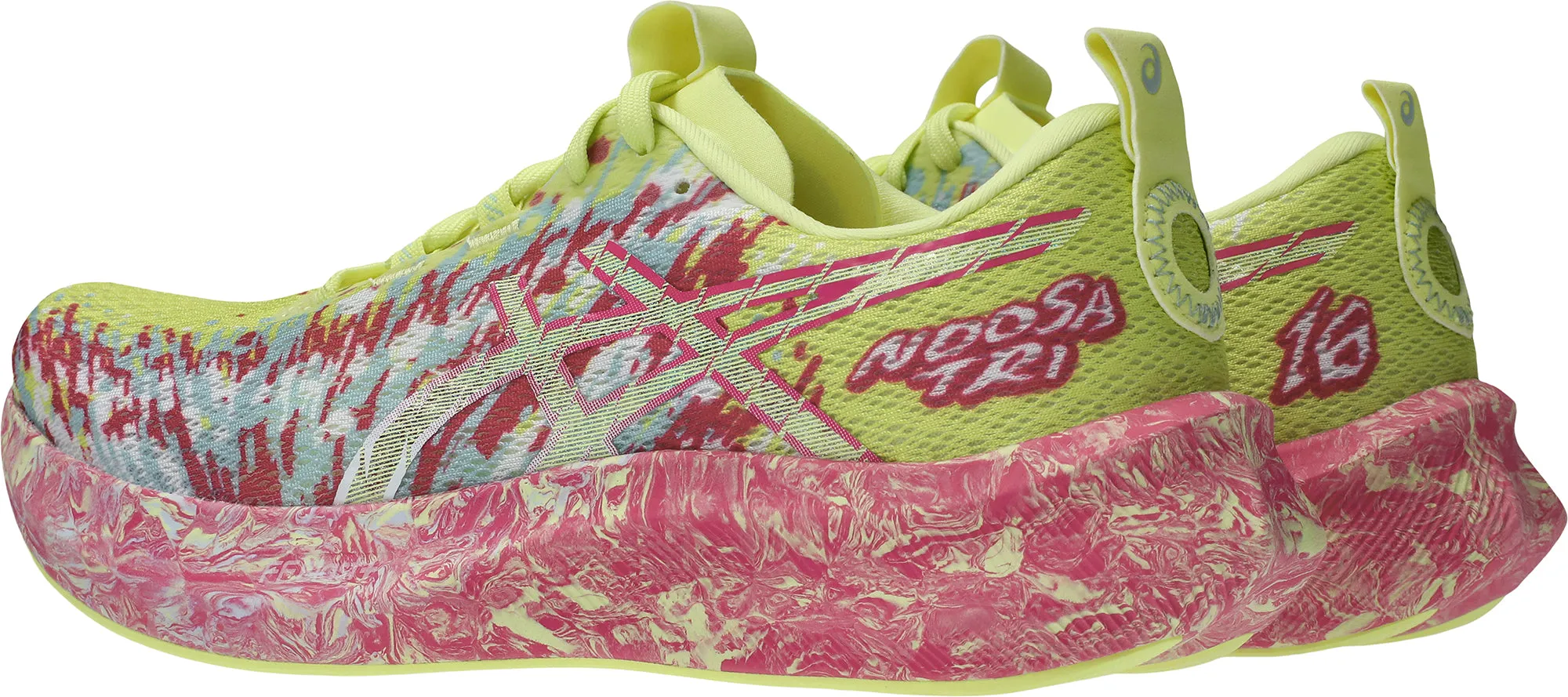 Asics Noosa Tri 16 Womens Running Shoes - Yellow snug fit shoes running in various climates