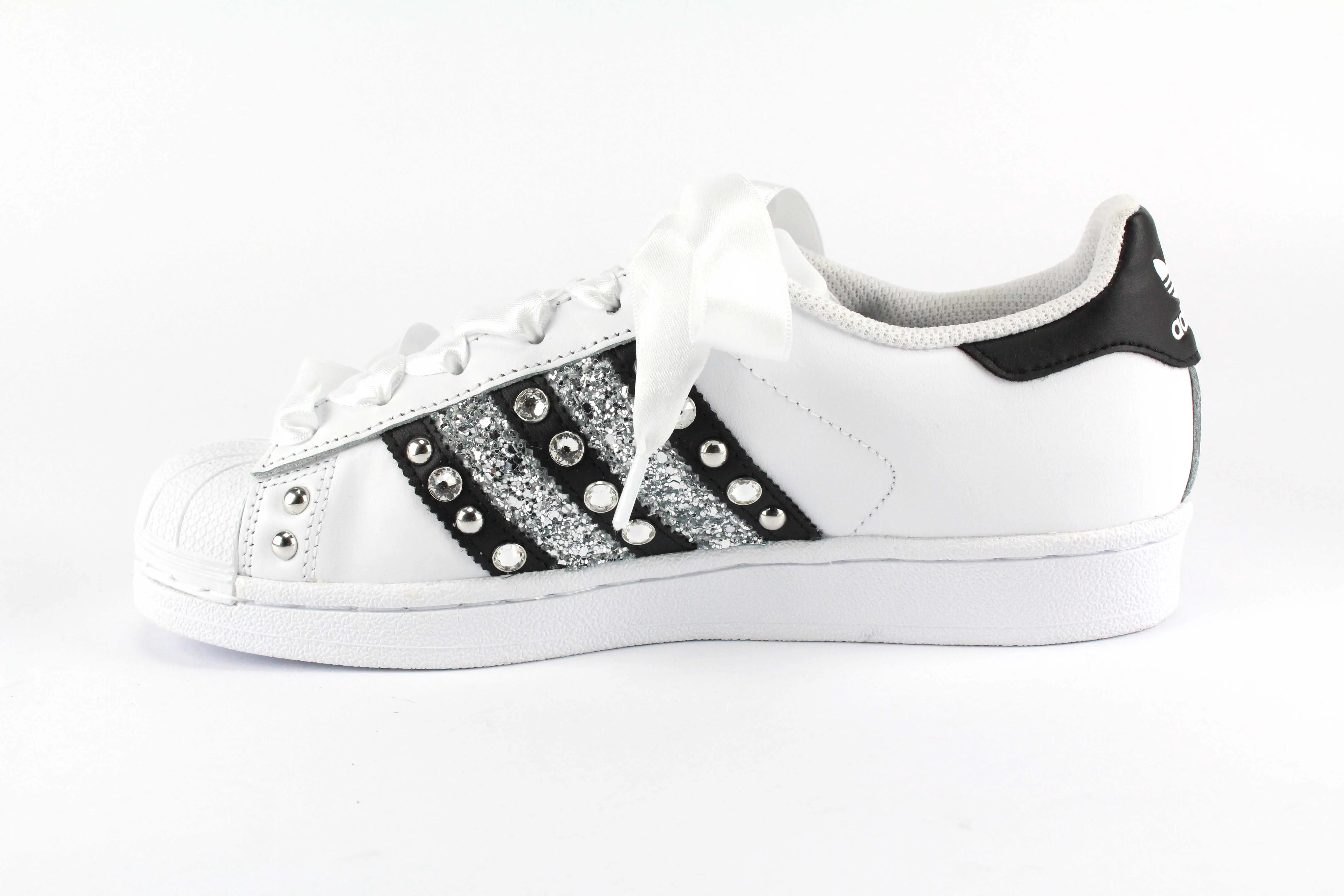 Adidas Superstar  Strass Glitter & Lacci Raso Ergonomic Feel Casual Day