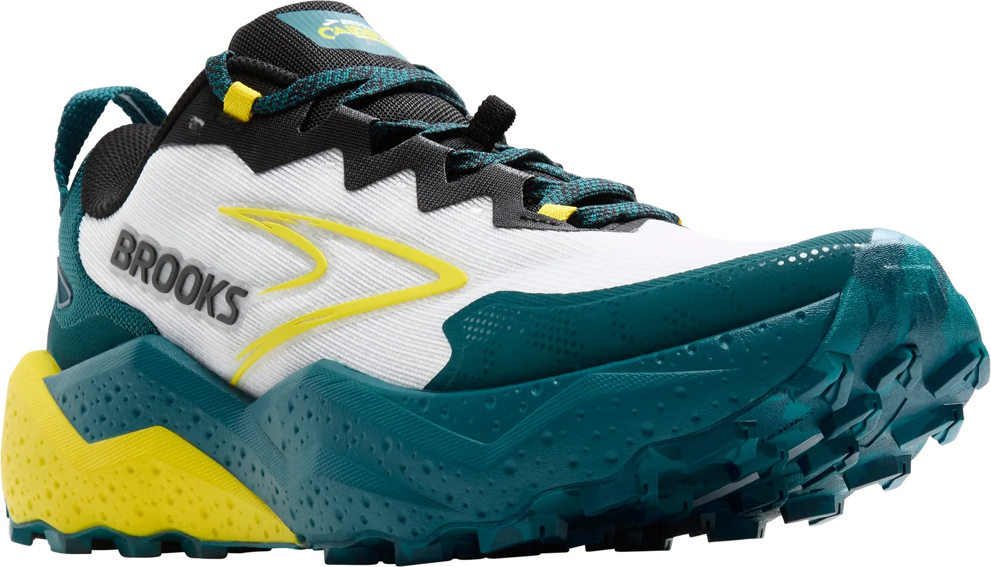 Brooks Caldera 8 Mens Trail Running Shoes - White trail running shoe parts