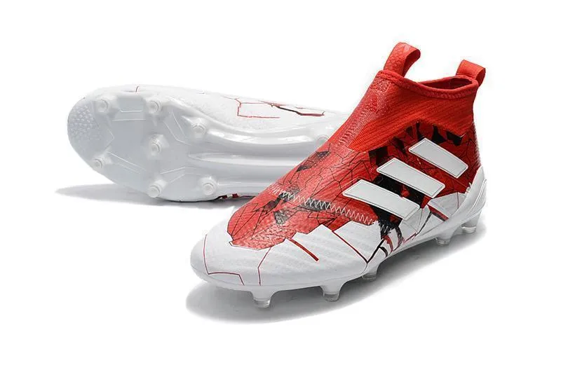 Skill Game Reaction Time New Adidas Ruby Series ACE FG Soccer Cleats Shoes Red White