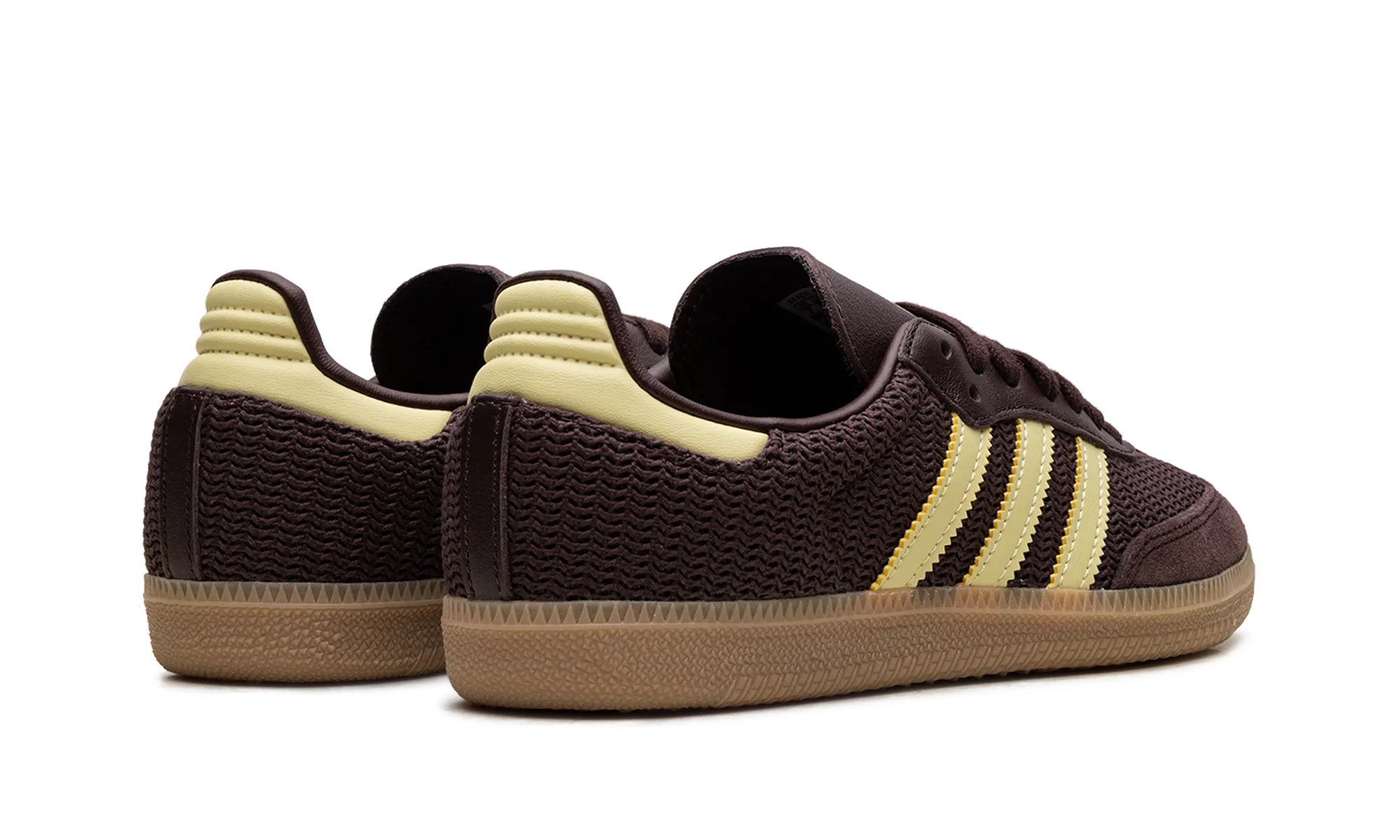 Samba OG WMNS "Shadow Brown Powder Yellow" Durable Design Track Run