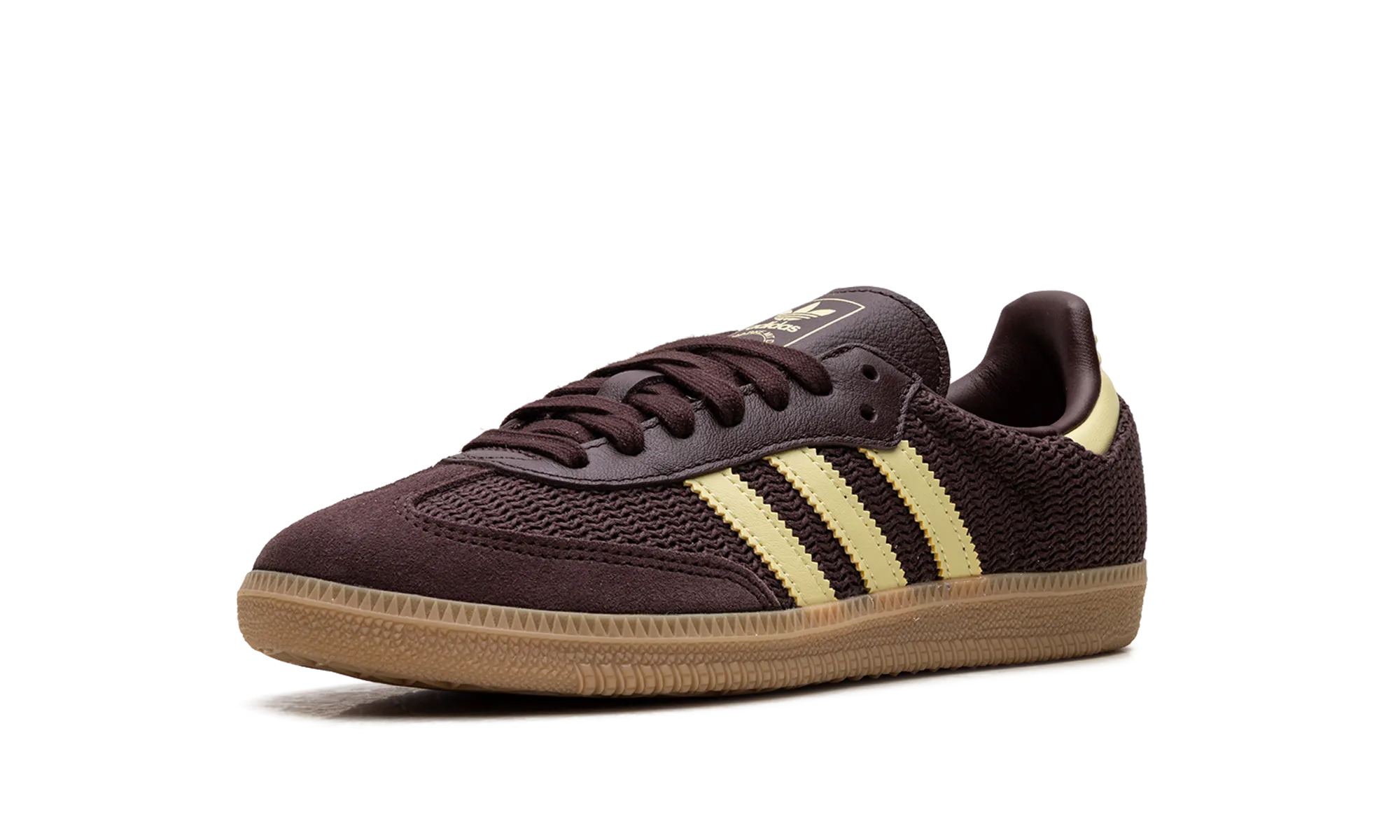Samba OG WMNS "Shadow Brown Powder Yellow" Foot Vent