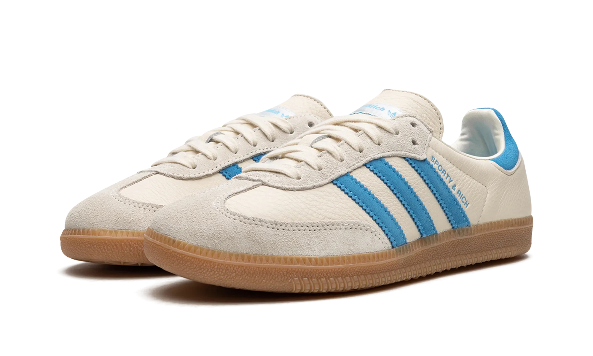 Samba "Sporty & Rich - Cream Blue" Comfortable Design Shoes