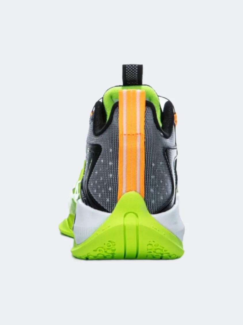 Erke Kids-Boys Basketball Shoes Black/Yellow/Green Outfit Key