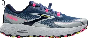 Brooks Cascadia 18 Womens Trail Running Shoes - Blue cushioned - footbed - material shoes