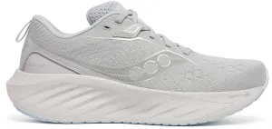 Saucony Triumph 22 Womens Running Shoes - Grey long - distance - specific shoes Microfiber Layer