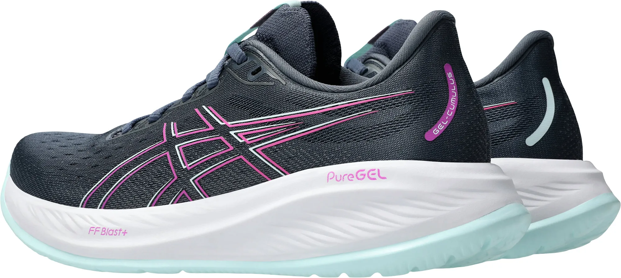 Asics Gel Cumulus 26 Womens Running Shoes - Grey Running Friendly