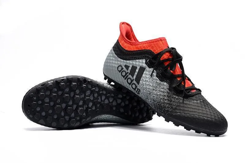 Game Momentum New Adidas Weave TANGO Series TF Small Grass Spike Soccer Cleats Shoes White Black Orange