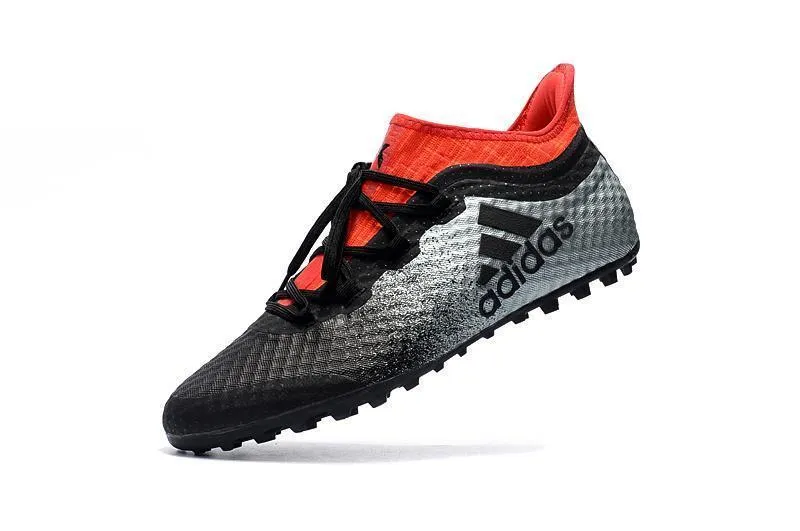 Energy Cushion New Adidas Weave TANGO Series TF Small Grass Spike Soccer Cleats Shoes White Black Orange
